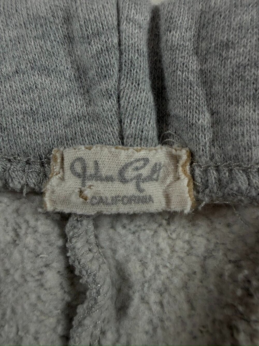 Women's J. Galt Gray Fleece Joggers One Size Fits Small Cozy Lounge Pants - Picture 12 of 12